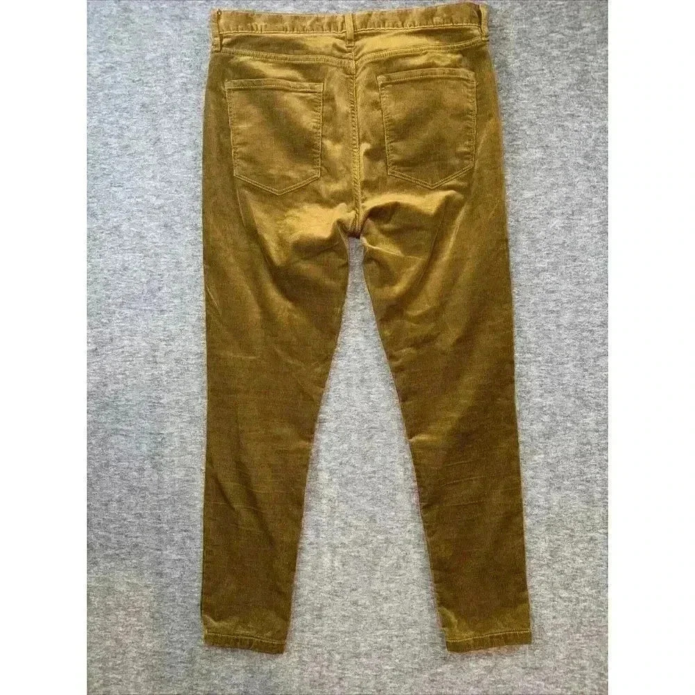 Banana Republic Womens Brown Mid-Rise Skinny Corduroy Pants Size 30x27 - Picture 8 of 9